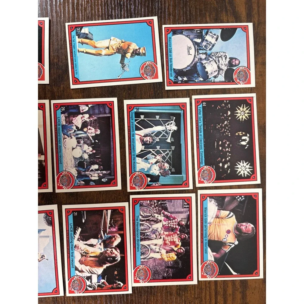 1978 Sgt Peppers Lonely Hearts Club Band Movie Trading Cards Lot 18 VTG Bee Gees